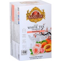 BASILUR White Tea Peach Rose 20x1,5g