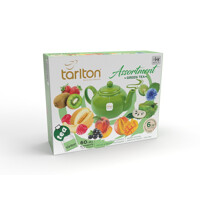 TARLTON ASSORTMENT GREEN TEA 60X2G