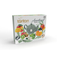 TARLTON ASSORTMENT BLACK & GREEN TEA 60X2G