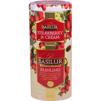 Basilur 2v1 Jahoda + Ruhunu čierny čaj 75+50g
