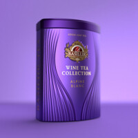 BASILUR Wine Tea Alpine Blanc plech 75g